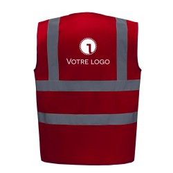 Gilet HV YOKO avec marquage