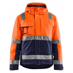 veste hv hiver orange